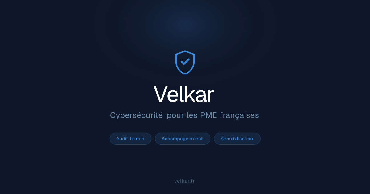 Velkar — Cybersécurité pour TPE/PME